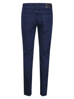 5 Tasche in Cotone Denim Stretch