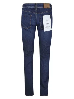 5 Tasche in Cotone Denim Stretch