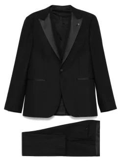 Abito blu navy con giacca e pantaloni