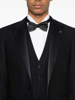 Abito blu navy con giacca e pantaloni