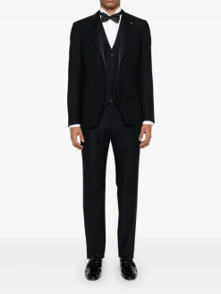 Abito blu navy con giacca e pantaloni