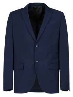 Abito di miscela di lana blu navy
