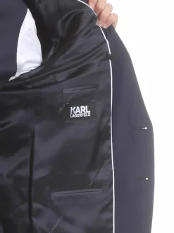 Abito in lana vergine blu scuro