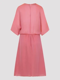Abito midi di seta
