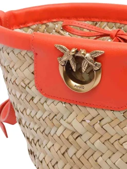 Amo Summer Rafia Bucket Bag
