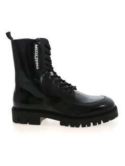 Anfibi Moschino Label neri