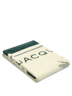 Asciugamano da spiaggia con logo Jacquard