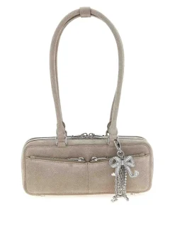 Baguette in pelle scamosciata marrone
