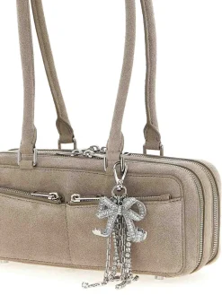 Baguette in pelle scamosciata marrone