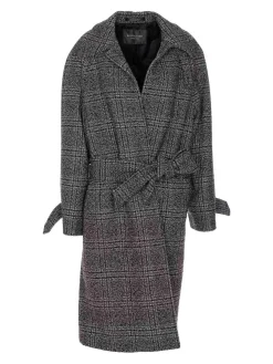Balenciaga grigio un cappotto a strato