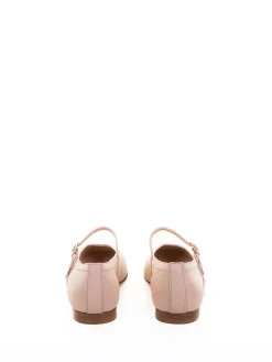 Ballerina Crema Con Cinturino