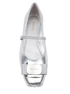 Ballerina Zina In Pelle Laminata