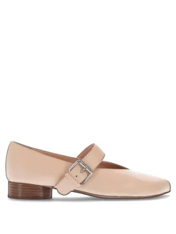 Ballerinas cinghia obliqua - pelle di vitello