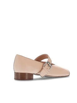 Ballerinas cinghia obliqua - pelle di vitello