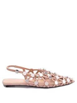 Ballerine a griglia.