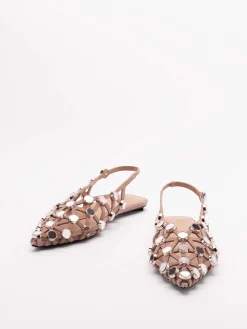 Ballerine a griglia.