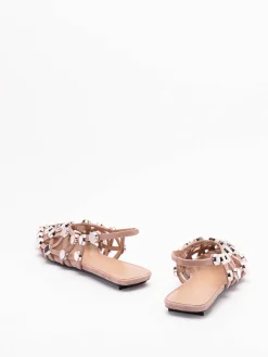 Ballerine a griglia.