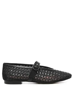Ballerine con inserti a rete