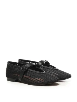 Ballerine con inserti a rete