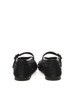 Ballerine con inserti a rete