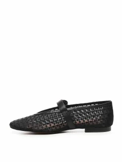 Ballerine con inserti a rete