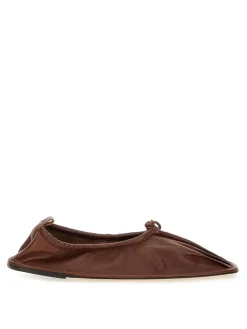 Ballerine in pelle