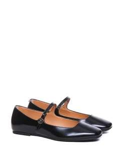 Ballerine in pelle