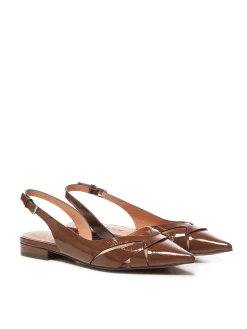 Ballerine in pelle di brevetto Nolia