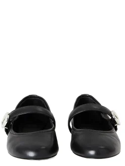 Ballerine in pelle nera
