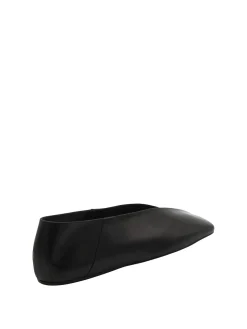 Ballerine in pelle nera