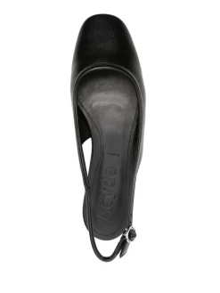 Ballerine nere in pelle nappa Dani