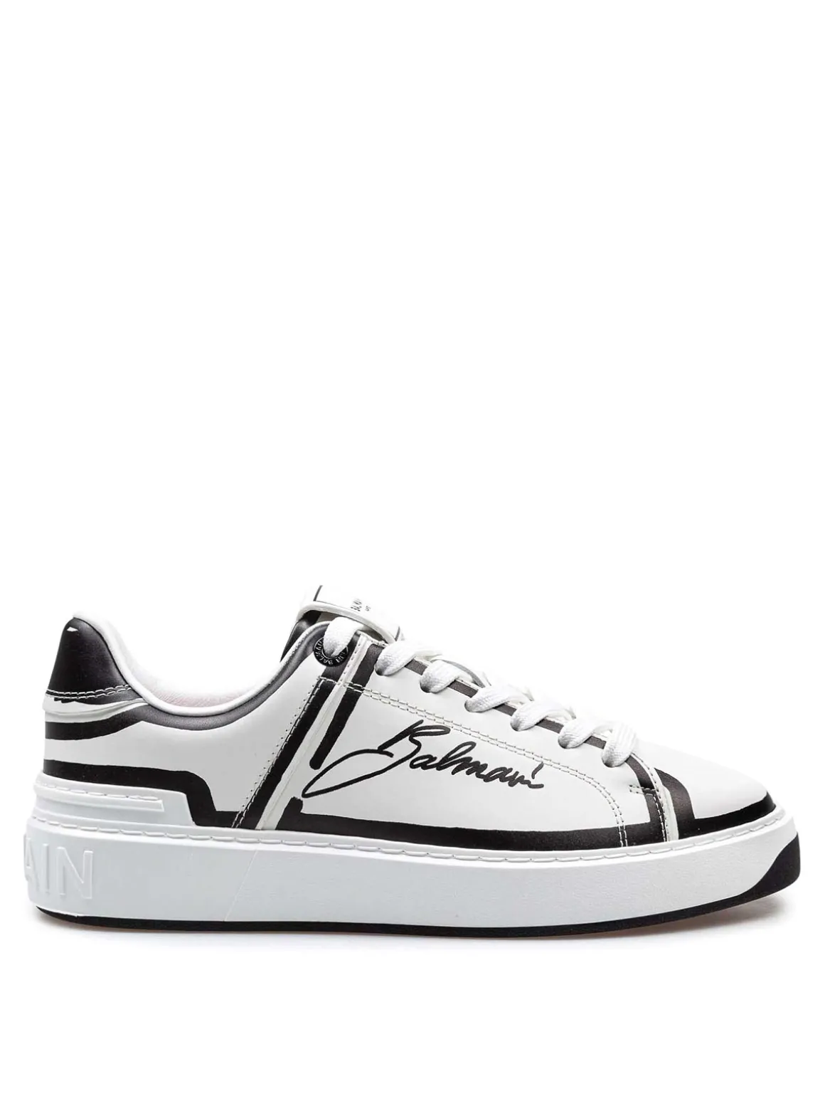 Balmain Sneakers B-Court In Pelle Di Vitello