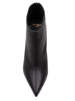 Balmain Tronchetto In Pelle Colore Nero