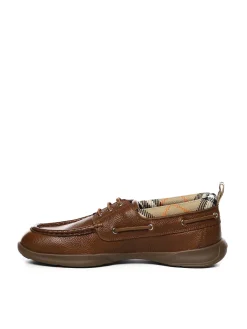 Barche mocassine in pelle