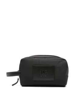 Beauty case con applicazione monogramma
