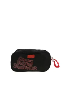 Beauty case in tessuto tecnico con stampa