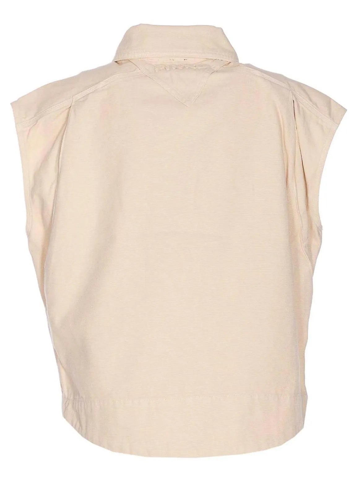 BEIGE GERARD VEST con i pulsanti Chiusura