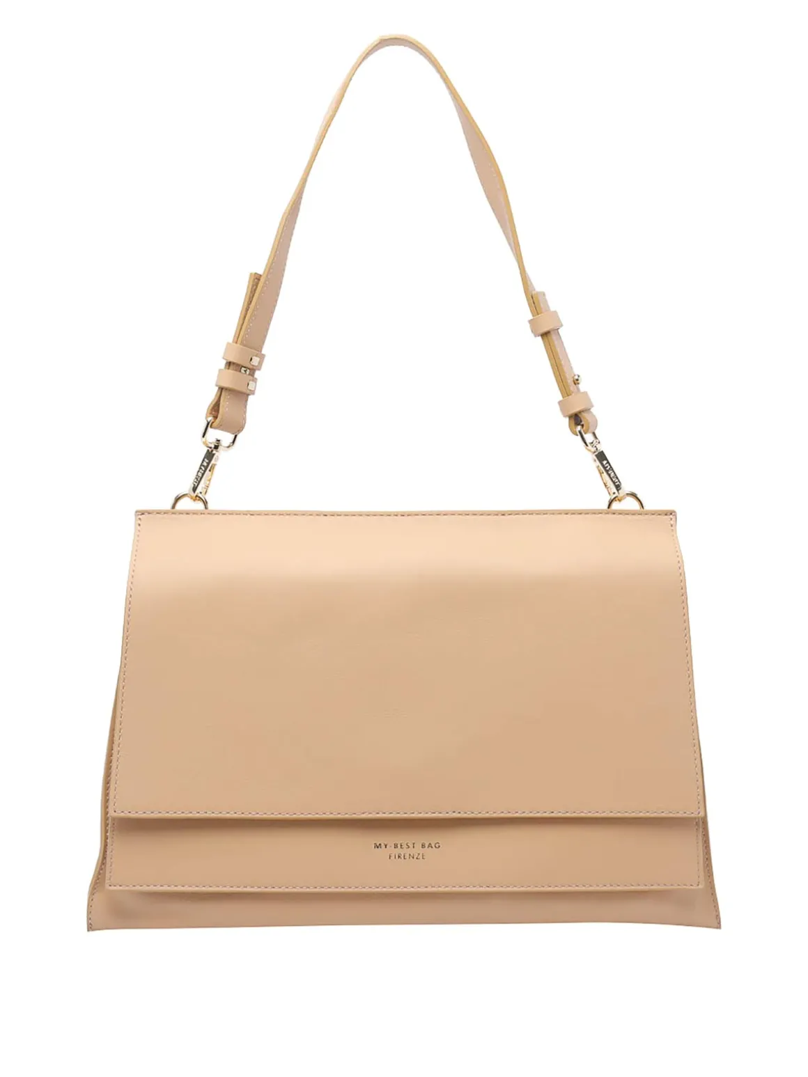Beige Logo Shoulder Bga