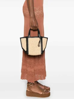 BEIGE Piccola borsa in pelle