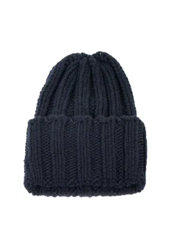 Berretto In Cashmere Blu Navy