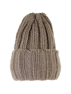 Berretto In Cashmere Tortora