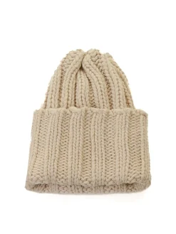 Berretto In Cashmere Vaniglia