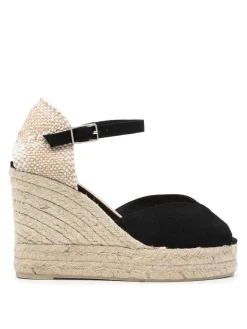 Bianca Raffia Wedge Espadrilles