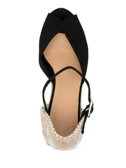 Bianca Raffia Wedge Espadrilles