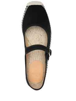 Black Flat espadrilles