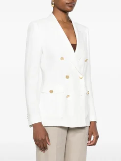 Blazer bianco a doppio petto