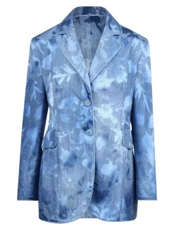 Blazer Con Motivo Floreale