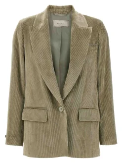 Blazer di velluto a coste