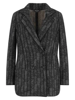 Blazer Doppiopetto In Cashmere E Viscosa