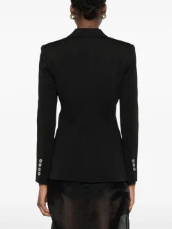 Blazer nero a petto singolo